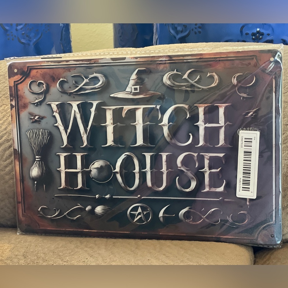 Metal Tin Sign — Witch House